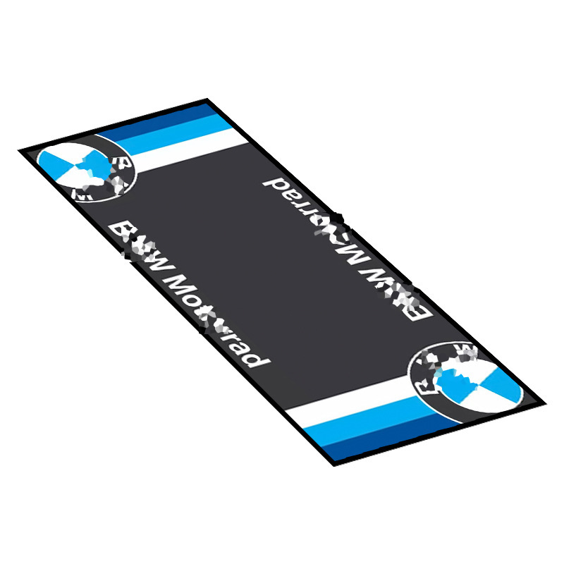 Alfombra para motocicleta, tapete de exhibición para sala de exposición de equipos de motociclismo, tapete especial para el suelo, alfombra para dormitorio, imprescindible para los entusiastas de las motocicletas, forma cuadrada.