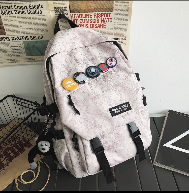 Korean Simple Large Capacity Casual Backpack display picture 16