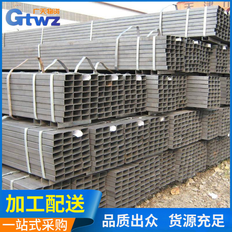 Q235B材质镀锌方管 金属制品机械制造建筑配件材质优良稳定矩形管