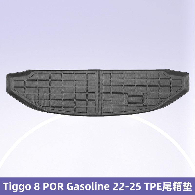 Para CHERY Tiggo 8 POR Fuel 2022 - 2025 TPE Foot Pad 3D All Weather Material Cojín