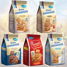 俄罗斯进口阿孔特牛奶酥比利时风味焦糖饼干谷物休闲零食早餐食品