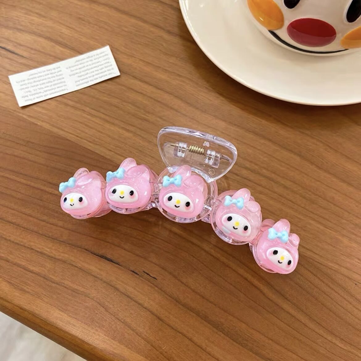 Fine flash Sanrio pinza meildi de las mujeres de nuevo horquilla lindo elegante nueva chica no duele el pelo clip de tiburón