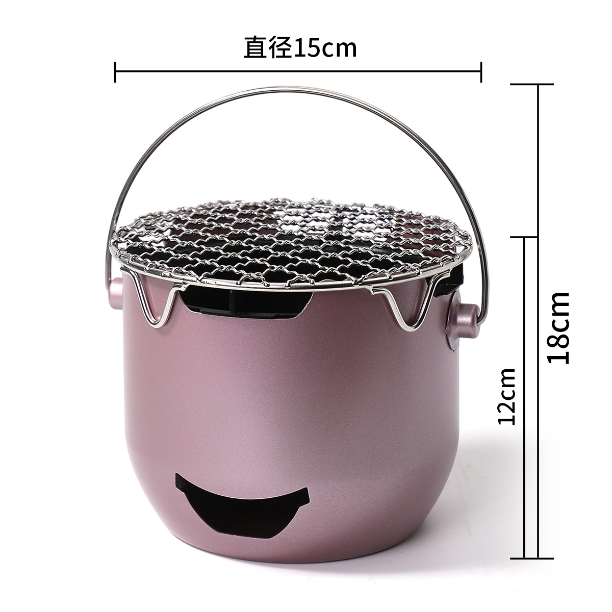 ポータブルティースーツ、アウトドアキャンプバーベキューストーブ、ミルクローストティーストーブ、ミニ小型木炭ストーブ