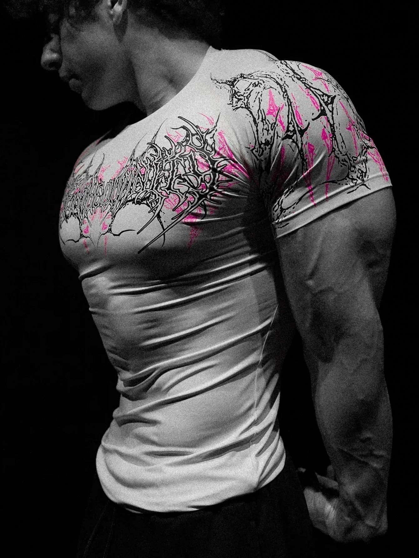 Breathedivinity Men's Fitness Top Sports Training Stretch Tight T-Shirt Cycling Quick-Dry Clothing 008_viptrois.com
