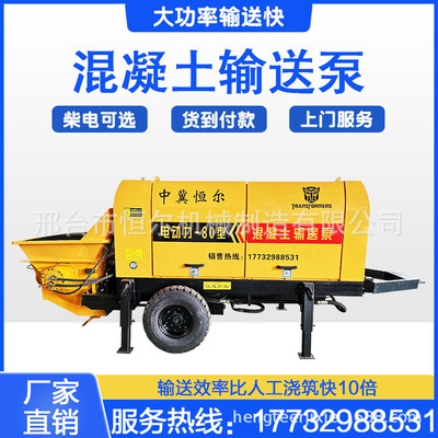 二次构造柱泵上料机二次结构浇筑泵小型地泵细石砂浆混凝土输送泵