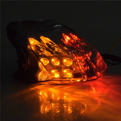 turn signal, Motorcycle tail
