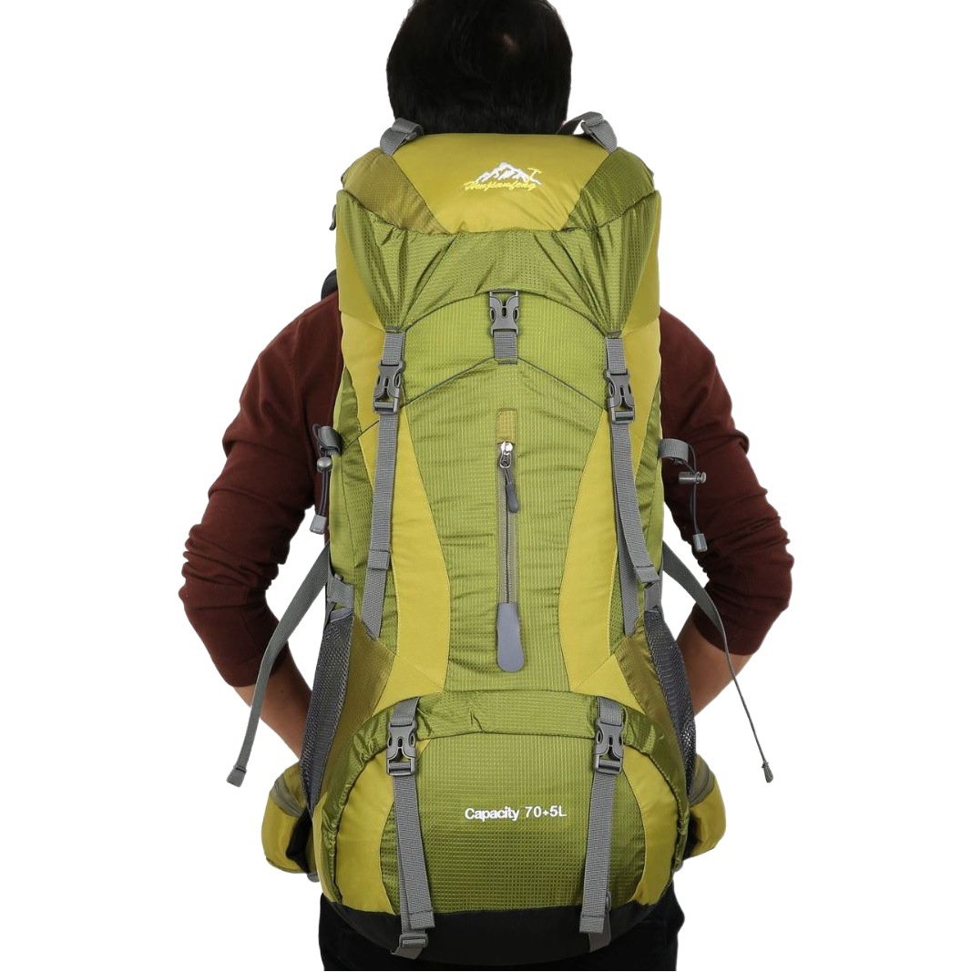Cross-Border New Large-Capacity Outdoor Mountaineering Bag, Burden-Reducing Backpack, Outdoor Bag, Travel Backpack, Bank Bag, Drop Shipping Backpack
