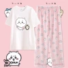 Traveling with Giyi #short-sleeved + long trousers