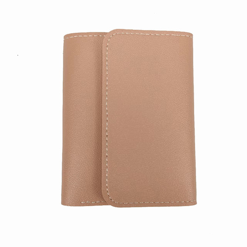 Simple short women's wallet student ticket holder multi-functional card holder 30% off change ultra-thin glossy wallet