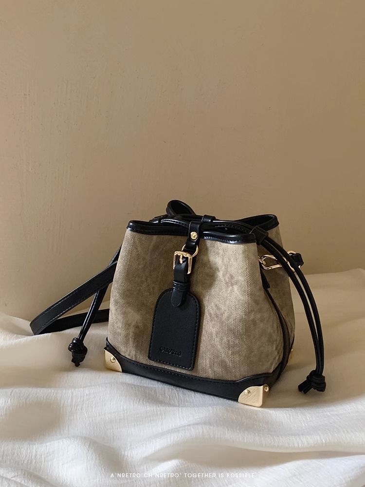 Nanfeng Chio2nd Ölgemälde Pavilion Bucket Bag Damen 2024 Neuer Stil High-End Western Style Single Shoulder Crossbody Bag_voghion.com