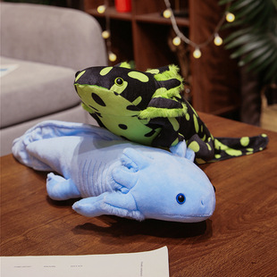 Simulation hexagonal dinosaur pillow salamander doll fish doll reptile plush toy lizard doll kindergarten