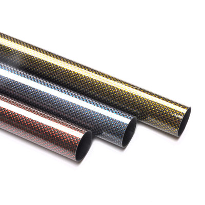 3K Watkins Carbon fiber rods 2mm thickness carbon fibre texture of material Set Golden silk 11