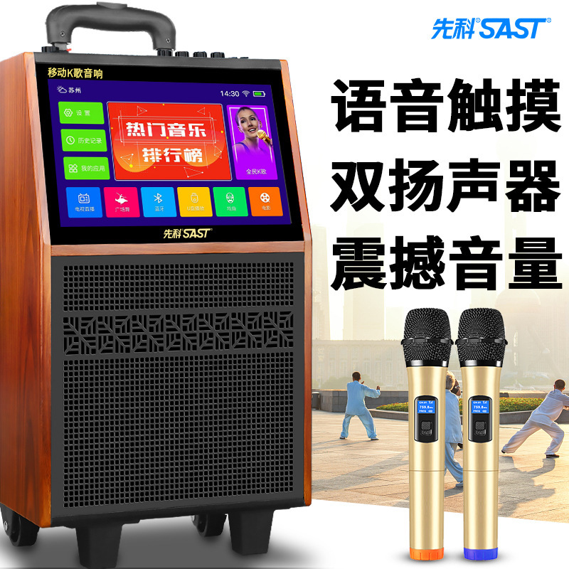 先科のブルートゥースのスピーカーの家庭用のタイバーの屋外で広場のダンスのビデオの知能の歌のkの歌の一体機の大音量を踊ります。|undefined