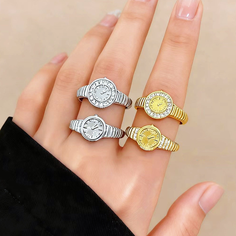 New Small Gold Couple For Women, Ins Style, Light Luxury, Adjustable, Personalized Rings, Gift, Niche Index Finger Rings_voghion.com
