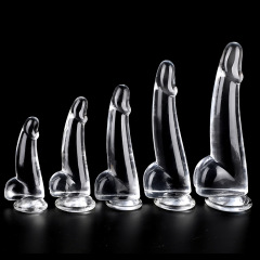 SNAILAGE new product transparent crystal leucorrhea egg artificial dildo female dildo sex toy anal plug