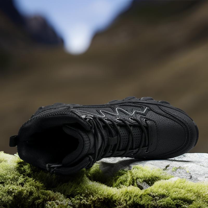 2025 Cross-border tallas grandes botas de combate al aire libre zapatos de hombre campo de batalla botas de nieve zapatos de senderismo de caña media Mens sho para hombre