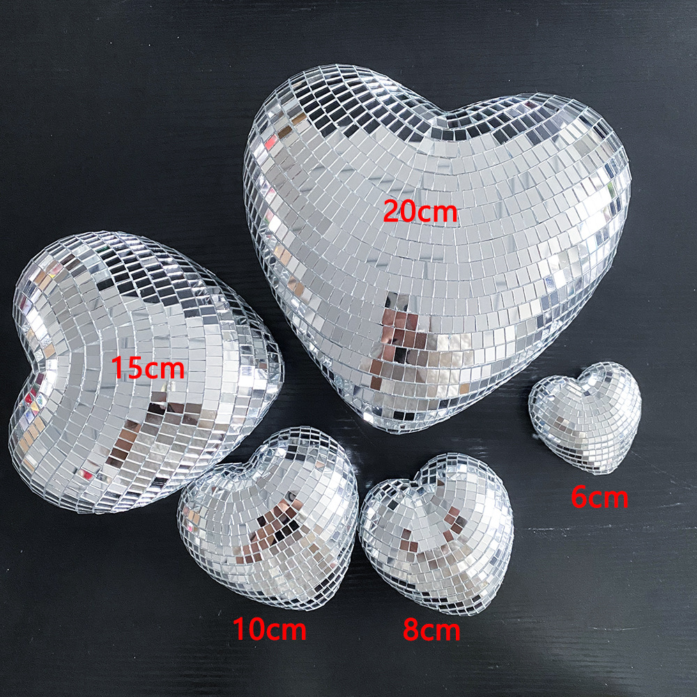 17g Weight IG Style Hip-Hop Heart Shape Glass Party Festival
