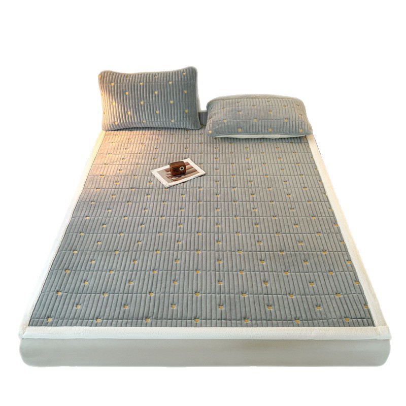 Acolchado hogar dormitorio grueso estofado único estofado de invierno más manta cama