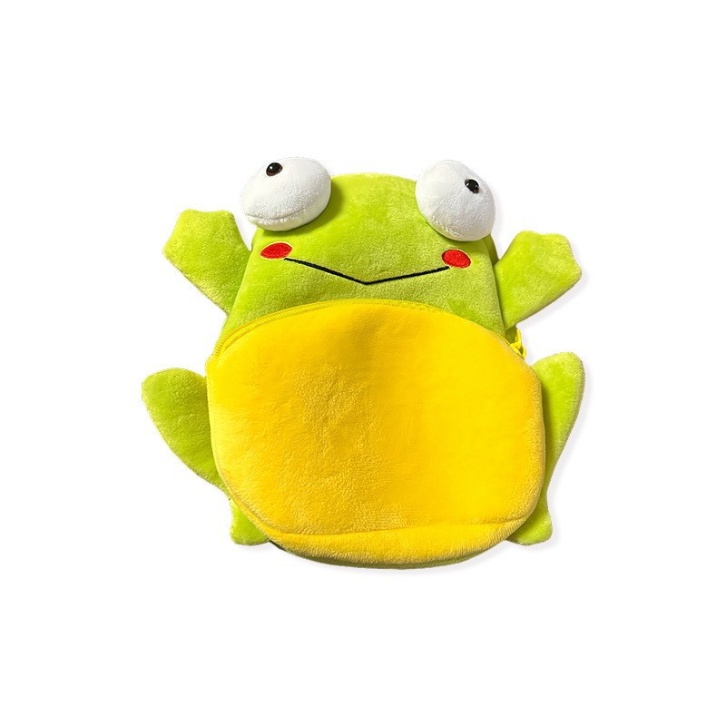 Animal bordado serie lindos niños mochila mochila mochila de peluche fábrica de bolsas de jardín de infantes al por mayor