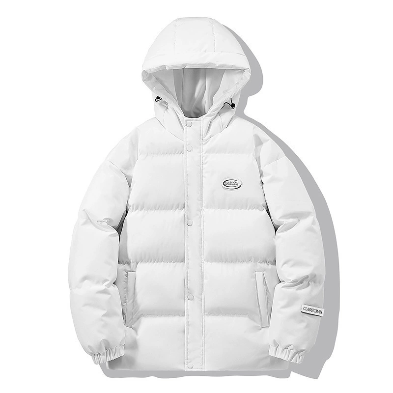 Зимняя хлопчатобумажная одежда с капюшоном для мужчин и женщин