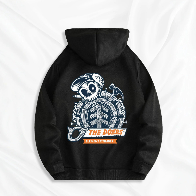 Woodworking Skull Tool Letter Print Hooded Sweatshirt American Retro Distressed Street Style Loose Pullover Hoodie Woodworking Skull Tool Letter Print Hooded Sweatshirt American Retro Distressed Street Style Loose Pullover Hoodie
