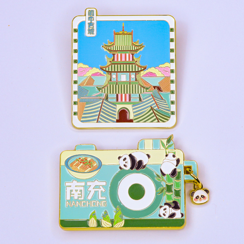 相机金属冰箱贴全国热门城市打卡旅游景点纪念品工艺品文创伴手礼|undefined