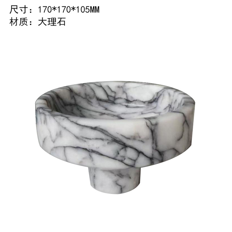 Mei leopardo retrógrado viento silencioso mármol decoración de geometría modelo de casa garra de pollo decoración de paleta de mármol