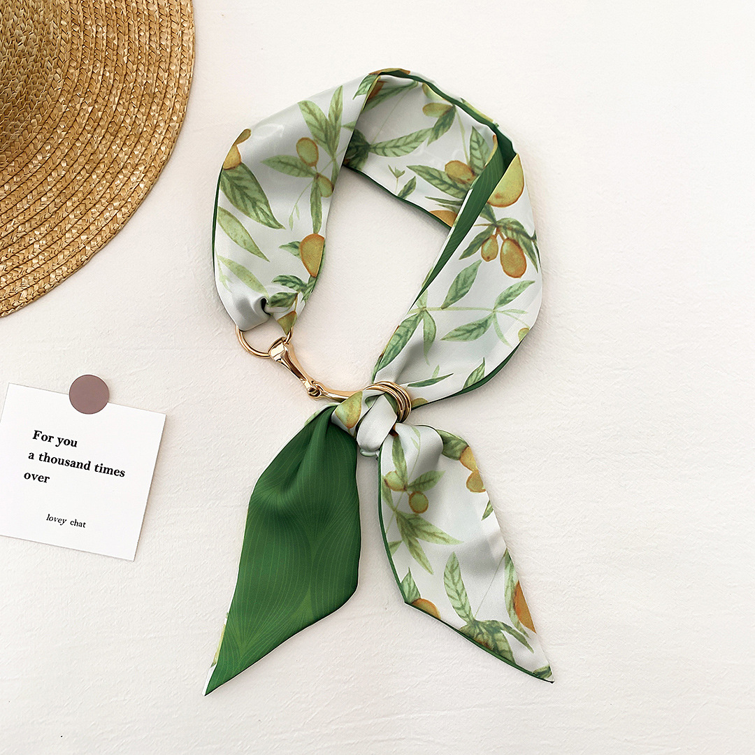 Scarves, women's summer thin ties, French super fairy headbands, mesh red bows, ribbons, hair accessories_voghion.com