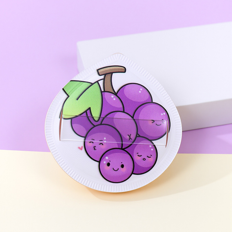 Fábrica de frutas personalizadas malvavisco soplo de polvo seco y húmedo gotas de agua súper suaves de doble uso esponja de maquillaje cojín de aire herramientas de belleza