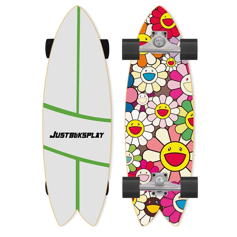 Лед Surfing Board Bridge Spring PU двойное рулевое управление SM Pusher симулятор серфинга скейтборд