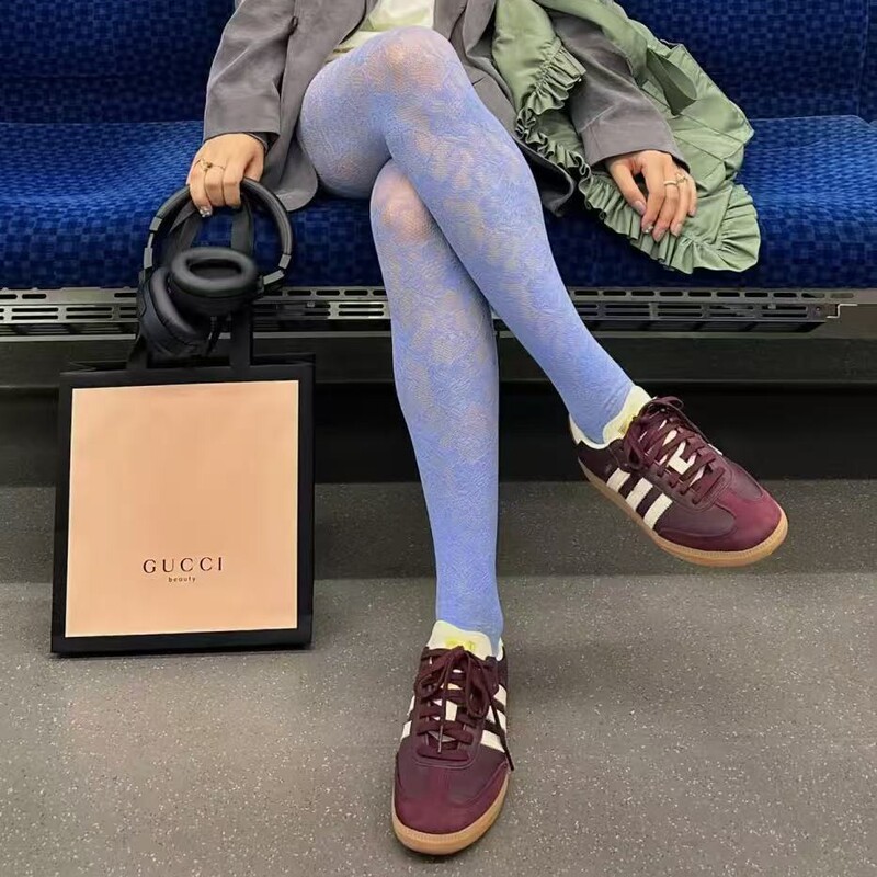 Maroon Gold Metallic酒红色SAMBA情侣T头德训鞋女OG低帮运动鞋男|undefined