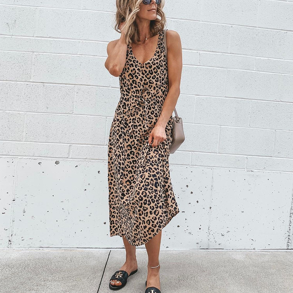 summer loose leopard print vest NSKL50590