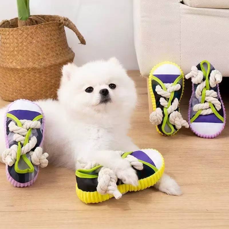 Nuevo juguete sonoro de peluche para perros flush flush para perros y gatos Frisbee de peluche universal resistente a la mordida juguetes para mascotas