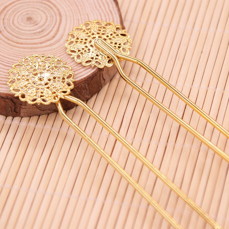 Элегантные handmade медные китайские шпильки для волос - идеальные аксессуары для невест и стилей Ханьфу