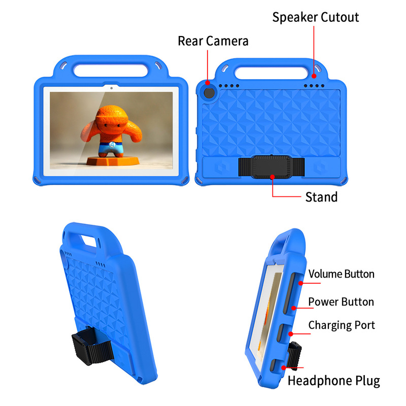 Suitable for Amazon Fire Hd8/Plus Soft Tablet Protective Case, Kidsren's Portable Tablet Case