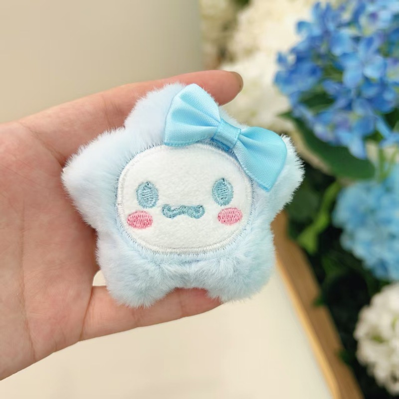 卡通毛绒钥匙扣挂件配饰diy手工服饰拖鞋包包饰品胸针配件半成品|undefined