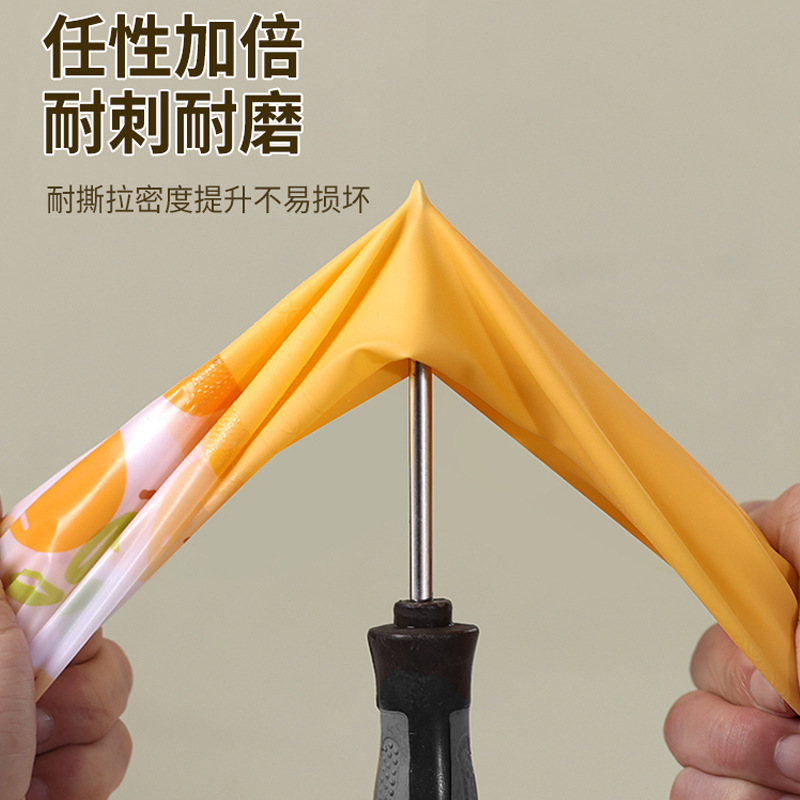 Guantes de lavado de platos para tareas domésticas cocina duradera mujer espesa látex de goma limpieza de platos lavandería impermeable y veludo invierno