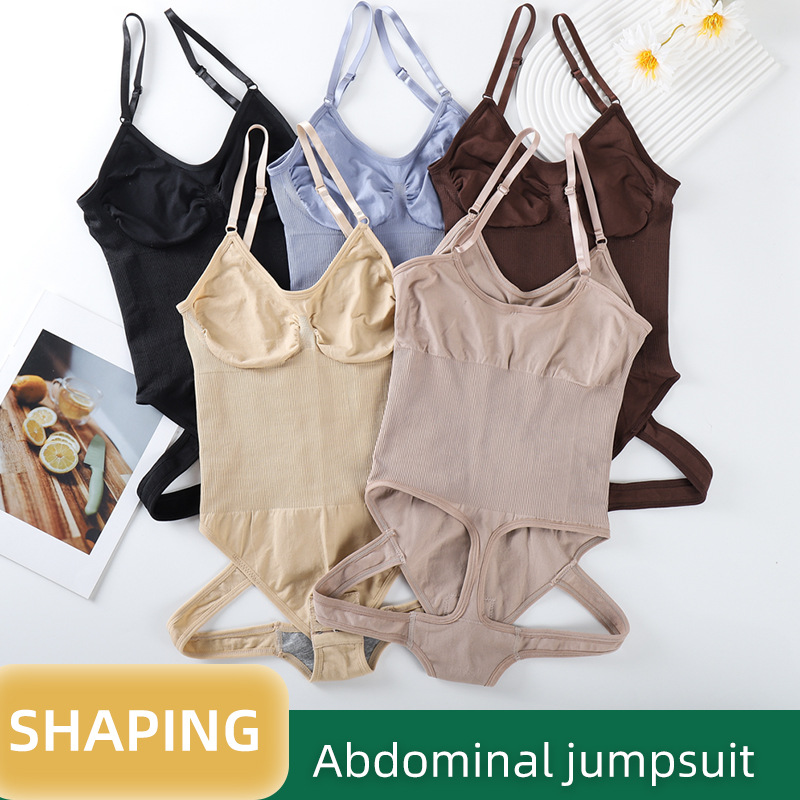 Body Moldeador con Soporte de Pecho y Tirantes de Nylon Sin Costuras, Control de Abdomen