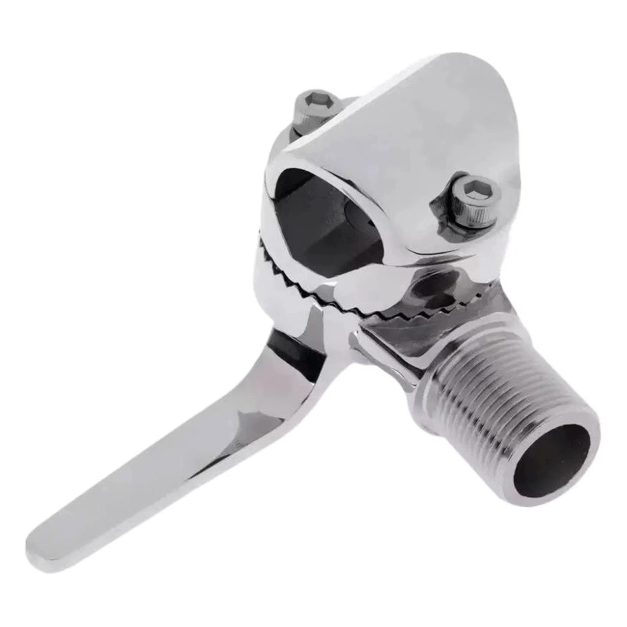 Основание универсалии яхты постамента антенны нержавеющей стали 316 струбцины трубы морское регулируемое