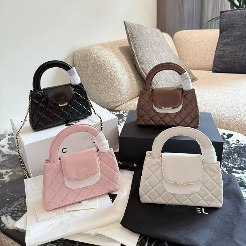 Qadın çantası Chanel Kelly üslubu, zəncirli, çiyin çantası