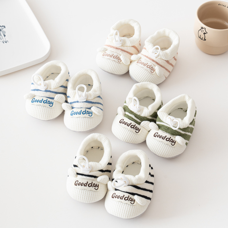 Baby Shoes with Soft Soles for Spring, Summer, and Autumn; Newborn Infant Shoes; Pre-Walking Shoes for 1-Year-Olds; Girls' Shoes; Boys' Shoes; Non-Slip and Lightweight