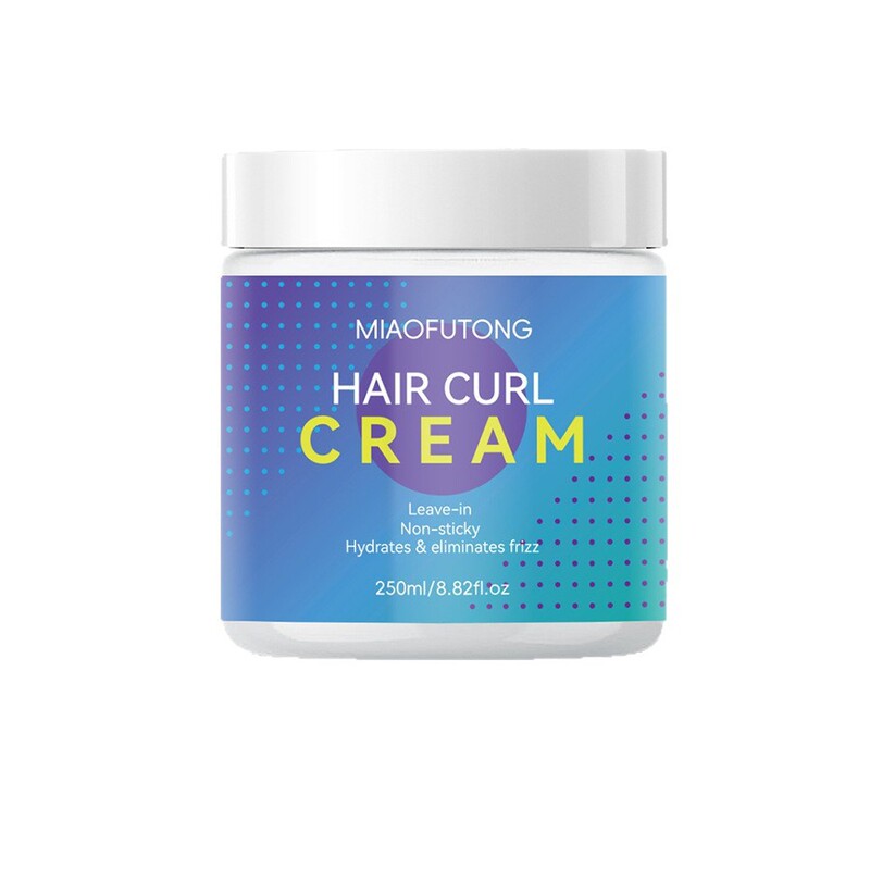 爆款跨境专供Curling cream卷发造型霜弹力定型乳滋润保湿弹力素|undefined
