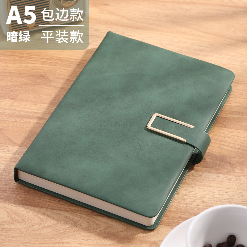 [U 자형 공제] A5 다크 그린