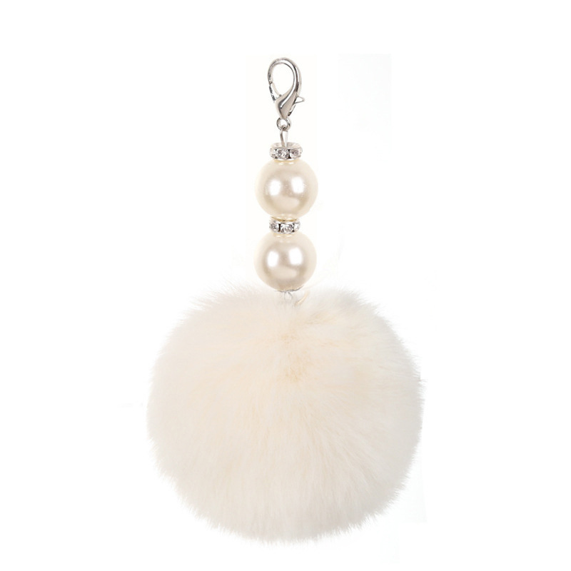 Colgante de Mochila con Pompones y Perlas Poliéster para Mochila image 19