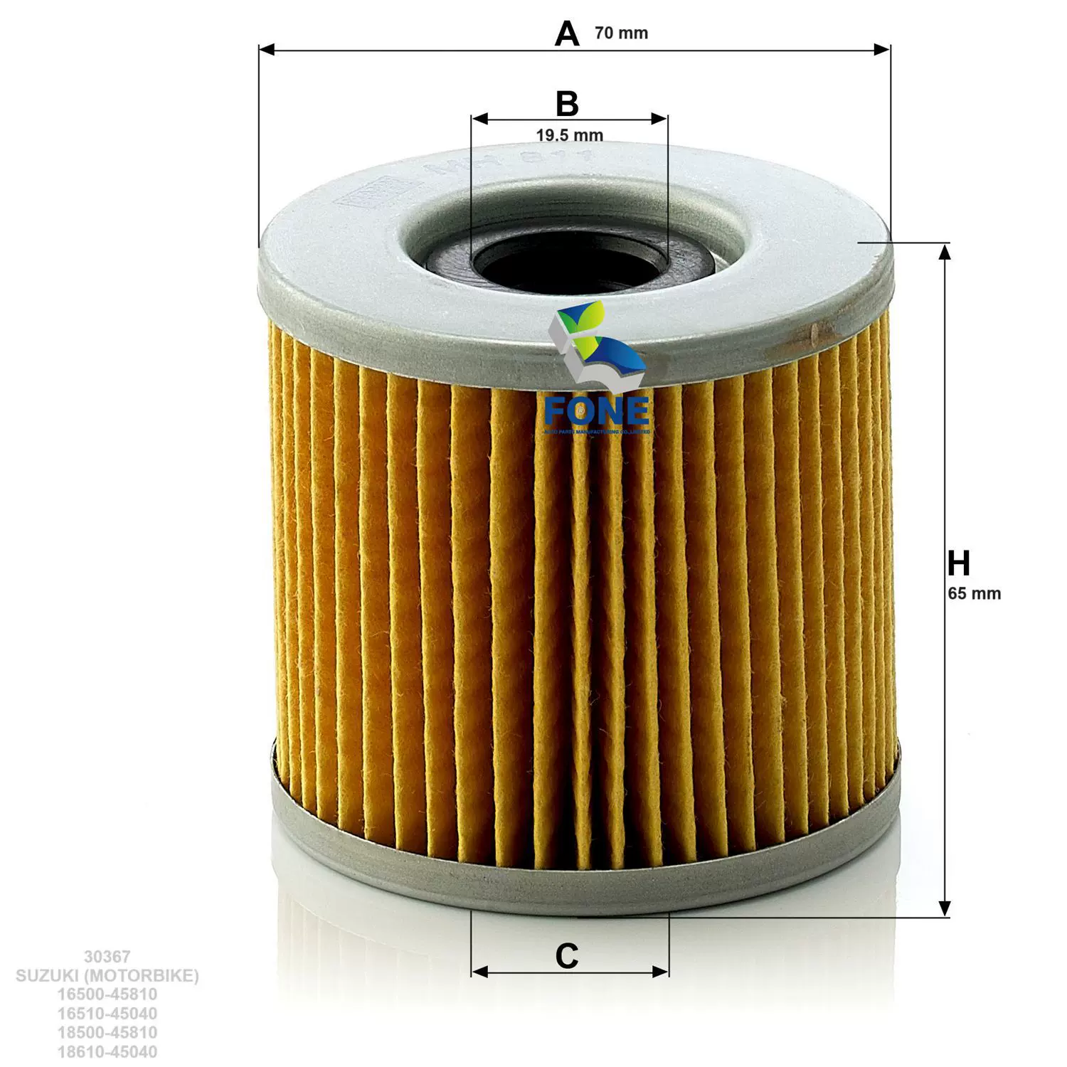 Motorcycle OILFILTERS FOR SUZUKI  GSX250/300/400机油滤清器