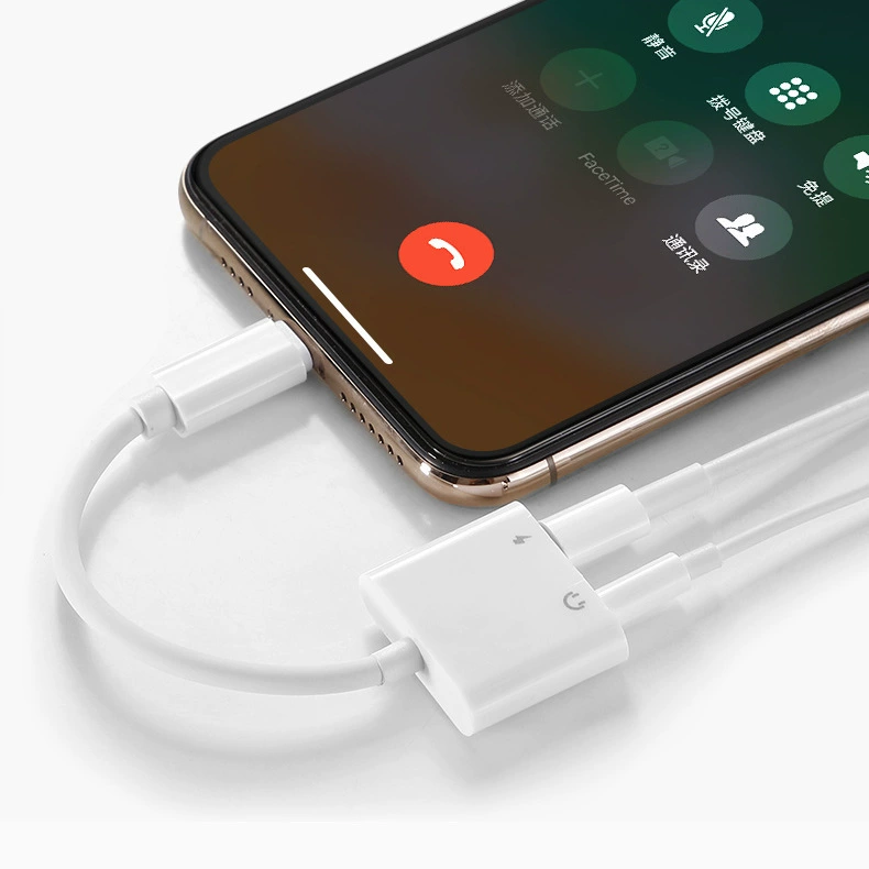 Подходит для конвертера аудио-выхода с поверочным соединением Apple мобильного телефона Lightning на 3,5 мм, звуковая карта?