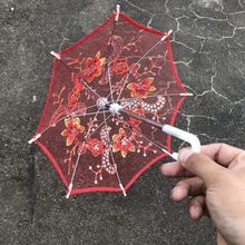 工艺伞蕾丝儿童迷你小伞过家家玩具摄影道具装饰绣花