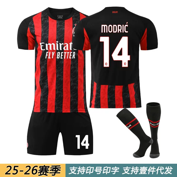 2526Ac Milanese Stadium Football Uniform 10 Leio Jersey 79 Pherry 11 Eevee No. 14 Modile Kaka