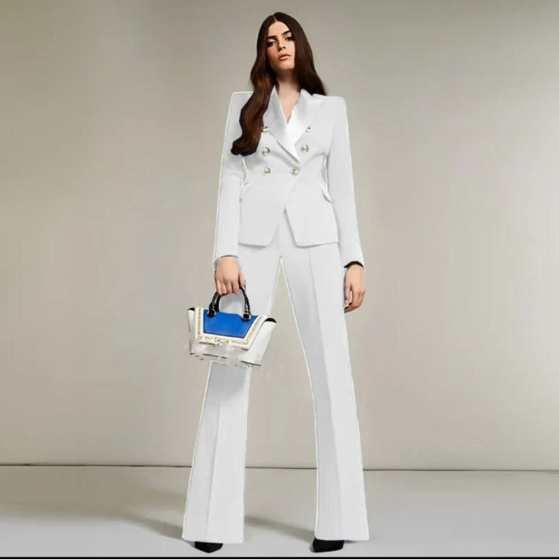 European and American foreign trade Amazon AliExpress 2024 new ladies suit suit two-piece professional leisure suit