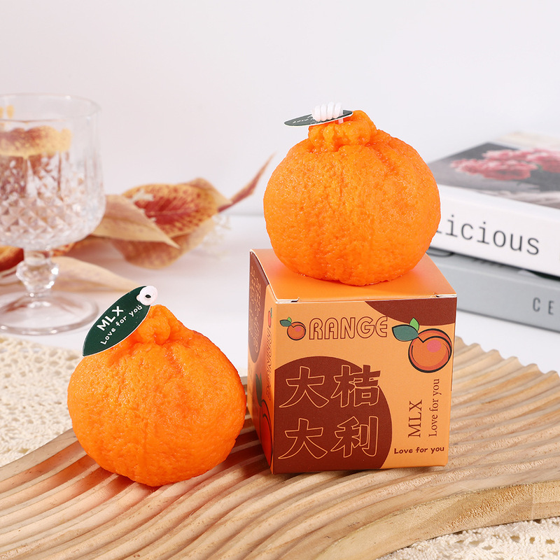 Creative Internet Celebrity Ugly Orange Aromatherapy Candle Wholesale Fruit Shape Candle Wedding Accompanying Ceremony Shooting Props Decoration Creative Internet Celebrity Ugly Orange Aromatherapy Candle Wholesale Fruit Shape Candle Wedding Accompanying Ceremony Shooting Props Decoration